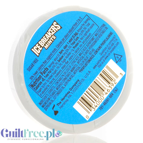 Ice Breakers Mints Snow Cone 2kcal, - pastylki miętowo-owocowe bez cukru z chłodzącymi kryształkami
