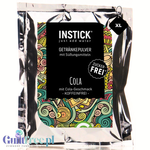 InStick Cola XXL - sugar-free and calorie-free drink concentrate powder, large pack for up to 18L