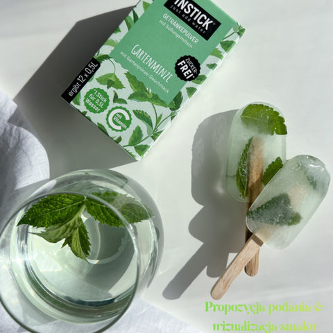 InStick Garden Mint - soluble flavor sachet for sugar-free drinks, mint flavor