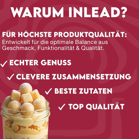 Inlead Flavor Powder Marzipan 90g - błonnikowy aromat słodzący w proszku bez cukru, Marcepan