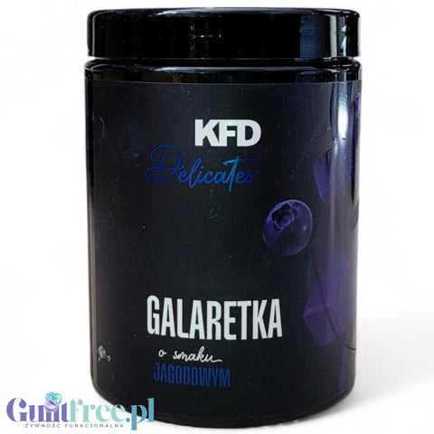 KFD Dietetyczna Galaretka Jagodowa, 50 porcji x 18kcal