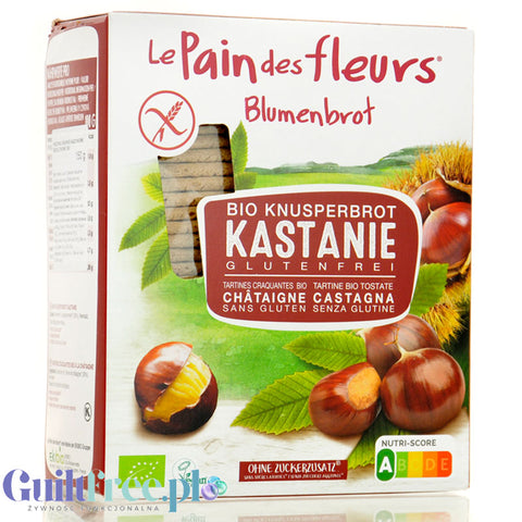 Le Pain des Fleurs Bio Knusperbrot Kastanie