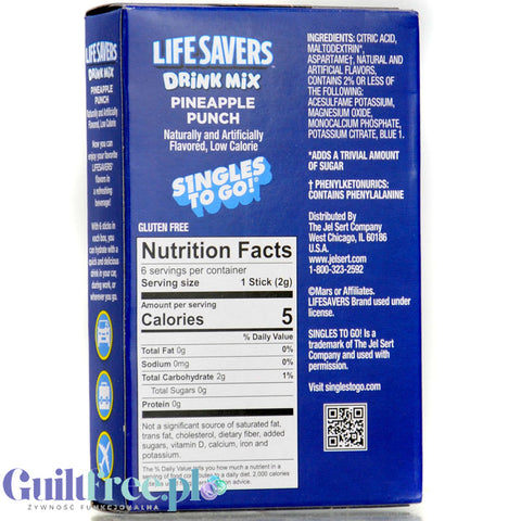 Life Savers Singles to Go Pineapple Punch