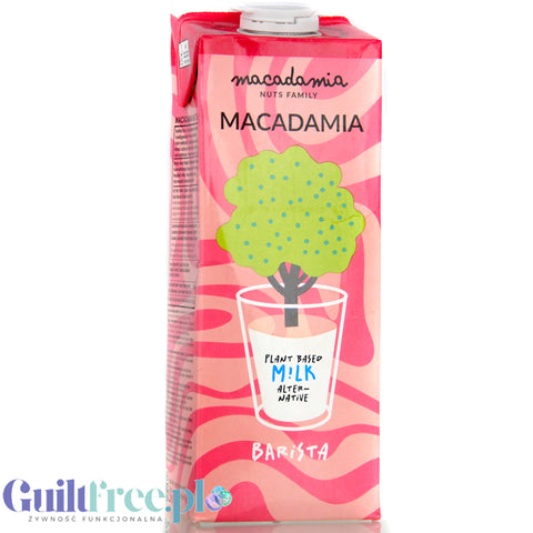 Macadamia Nut Farm Milk Barista 1L - vegetable macadamia milk, without sugar, soy and carrageenan