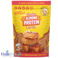 Macro Mike Almond Plant Protein, Salted Caramel 800g - wegańska migdałowa odżywka białkowa bez glutenu, mleka i sukralozy