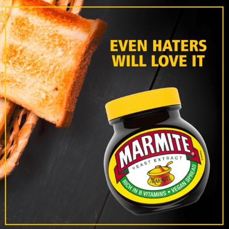 Marmite ekstrakt 250g - ekstrakt drożdżowy, czarna pasta śniadaniowa z UK