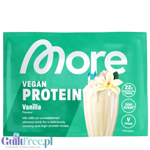 More Nutrition Total Vegan Protein Vanilia25g - vegan nutrient with vanilla flavor