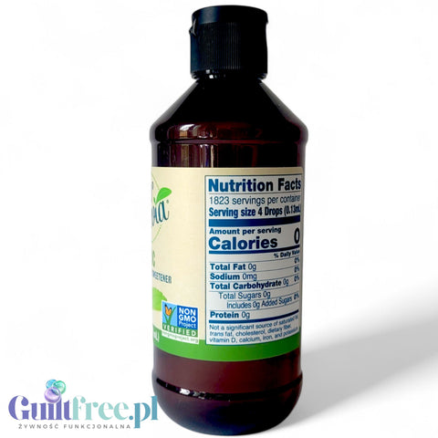 NOW Better Stevia Organic 237ml - organic stevia sweetener without glycerin