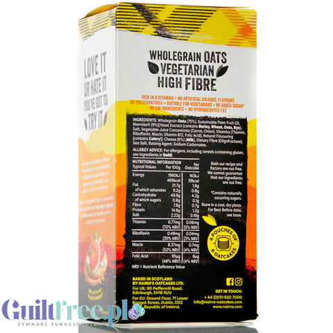 Nairn's Marmite & Cheese Oatcakes - szkockie krakersy owsiane z serem i Marmite