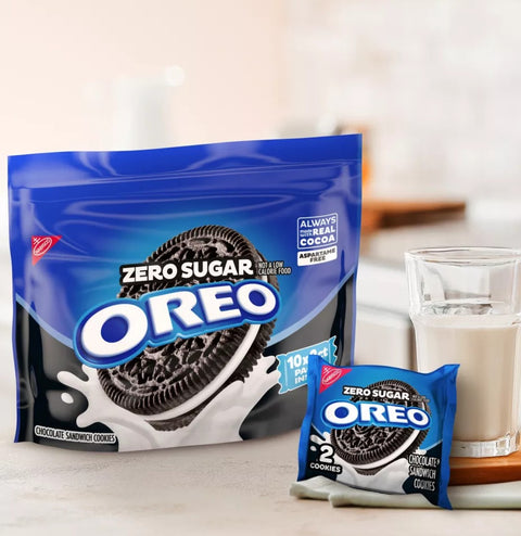 Oreo Chocolate Sandwich Cookies Zero Sugar - oryginalne Oreo bez cukru z USA wielki powrót!