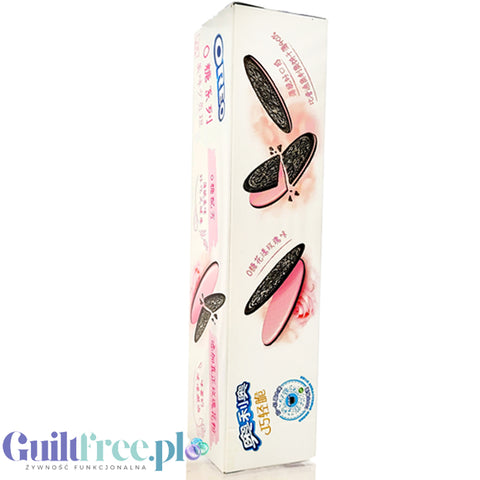 Oreo Thin Crisp Zero Sugar Rose - cieniutkie chińskie Oreo bez cukru z kremem z pyłkiem róży