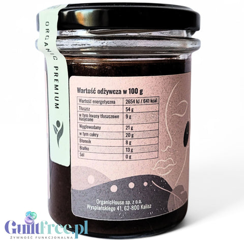 Organic House Chocco Mamma  - ekologiczny krem z orzechów laskowych i kakao bez oleju palowego i laktozy