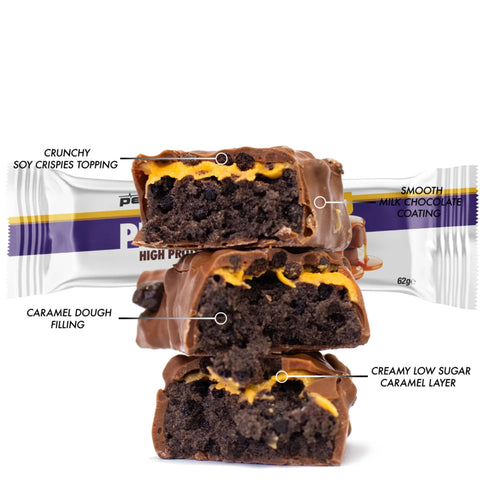 Per4m Protein Bar Chocolate Caramel - protein bar 20g protein with low-sugar caramel in a chocolate coating