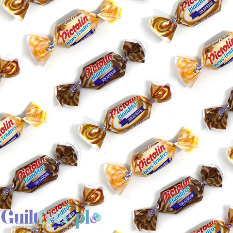 Pictolin Blanditos Chews-Tendres 1kg - miękkie ciągutki krówki toffee bez cukru w 3 smakach by Pictolin (pictolin-krowki-toffee-bez-cukru-na-wage)