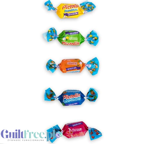 Pictolin Blanditos Tropical sugar-free chewy cream-fruit candies