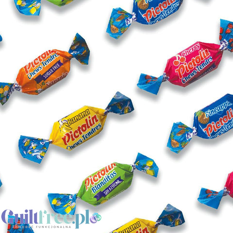 Pictolin Blanditos Tropical sugar-free chewy cream-fruit candies