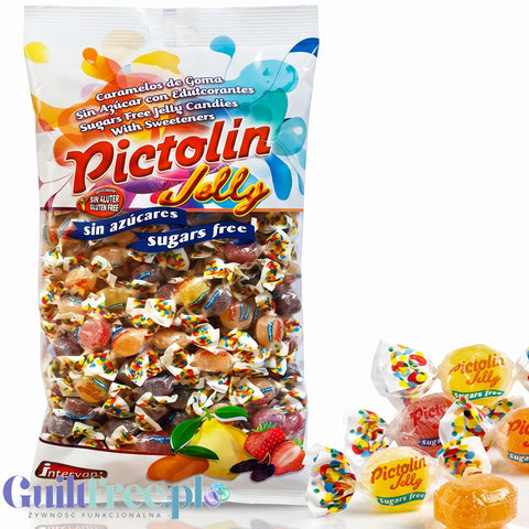 Pictolin Jellies sin azúcares 1kg - wegańskie galaretki bez cukru z taumatyną i stewią