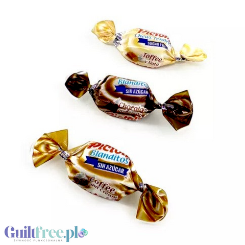 Pictolin Blanditos Chews-Tendres - miękkie ciągutki krówki toffee bez cukru na wagę 100g by Pictolin (pictolin-blanditos-chews-tendres-100g-miekkie-ciagutki-krowki-toffee-bez-cukru-w-3-smakach-na-wage)