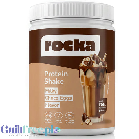 Rocka Nutrition No Whey Milky Choco Eggs 300g - wegańska odżywka białkowa 5 źródeł białka