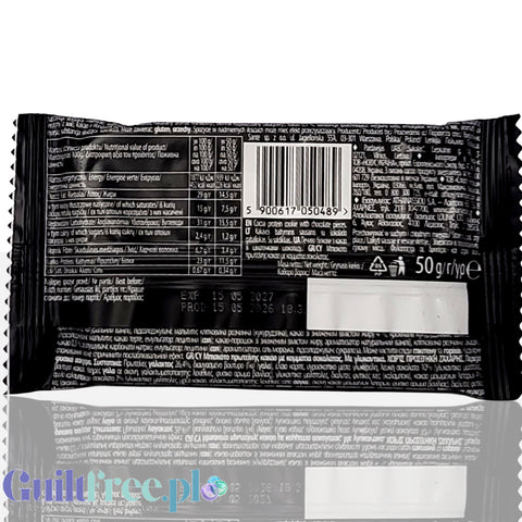 Sante GoOn Protein Cookie Double Chocolate - ciastko białkowe z kawałkami białej i mlecznej czekolady bez cukru