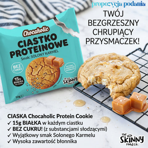 Skinny Food Chocaholic Protein Cookie Salted Caramel