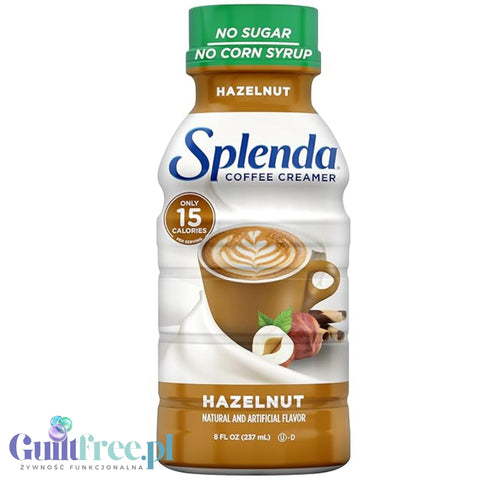 Splenda Coffee Creamer, Hazelnut - sugar-free and lactose-free coffee creamer