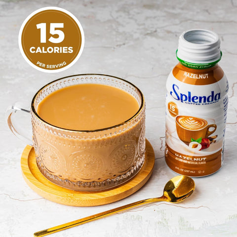 Splenda Coffee Creamer, Hazelnut - sugar-free and lactose-free coffee creamer