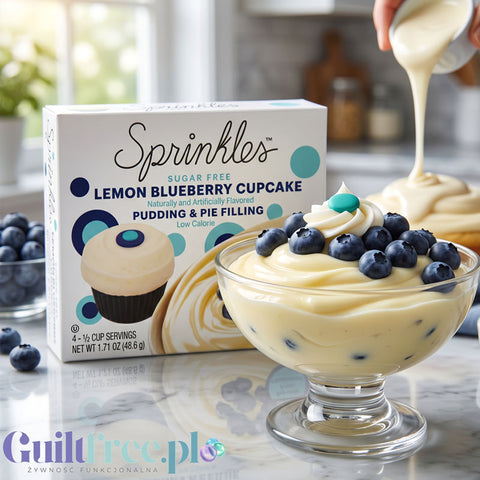 Sprinkles Pudding and Pie Filing Lemon Blueberry Cupcake - budyń instant bez cukru i tłuszczu