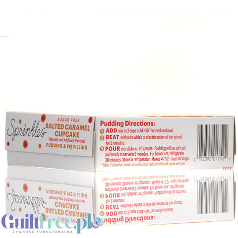 Sprinkles Pudding and Pie Filing Salted Caramel Cupcake - instant pudding without sugar and fat
