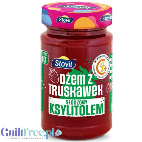Stovit dietetyczny dżem z truskawek bez dodatku cukru, słodzony ksylitolem