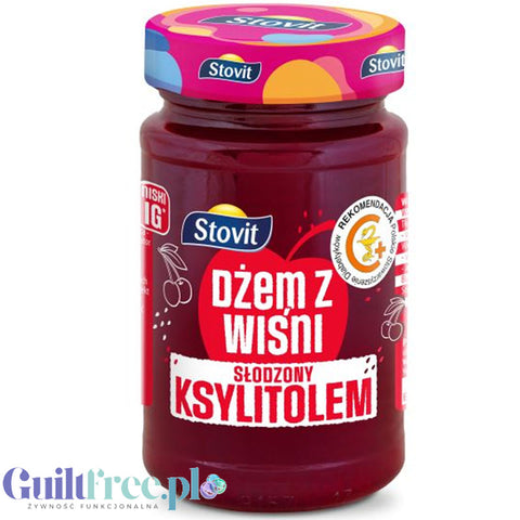 Stovit dietetyczny dżem z wiśni bez dodatku cukru, słodzony ksylitolem