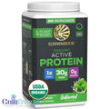 Sunwarrior Active Protein Organic Unflavored 884 g - organiczna wegańska odżywka białkowa