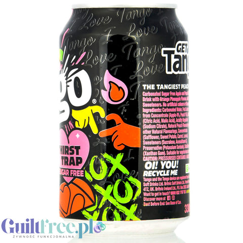 Tango Zero'd Thirst Trap Sugar Free 330ml napój zero kcal bez cukru, letnia edycja limitowana