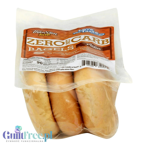 ThinSlim Zero Carb Bagels Plain - keto proteinowe bajgle bezwęglowodanowe 90kcal