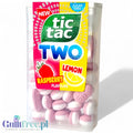 Tic Tac TWO Raspberry Lemon - dwuwarstwowe drażetki o smaku malinowym i cytrynowym bez cukru
