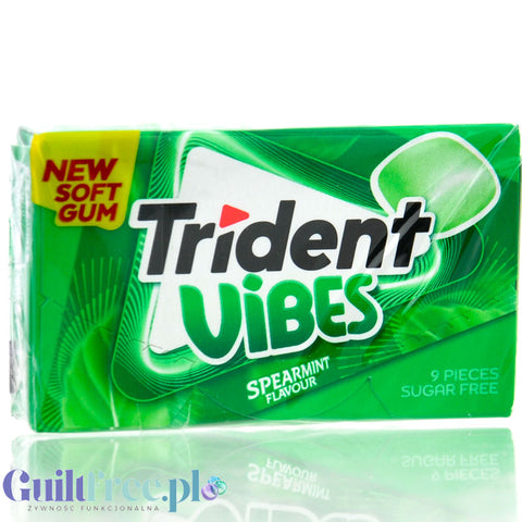 Trident Vibes Spearmint sugar free chewing gum with xylitol