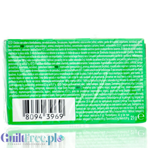 Trident Vibes Spearmint sugar free chewing gum with xylitol