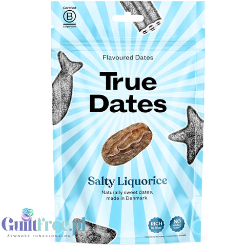True Dates Salty Liquorice - sugar-free stuffed dates