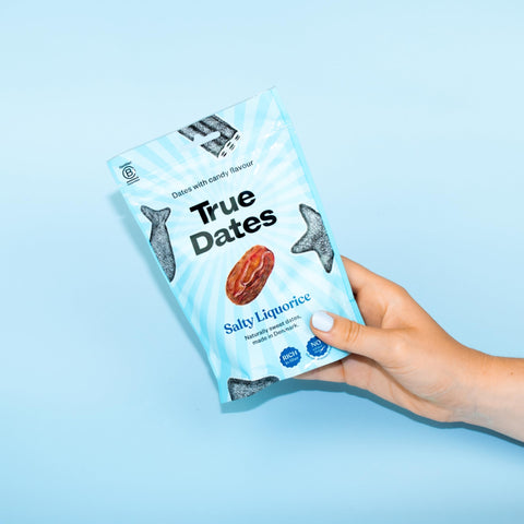 True Dates Salty Liquorice - sugar-free stuffed dates