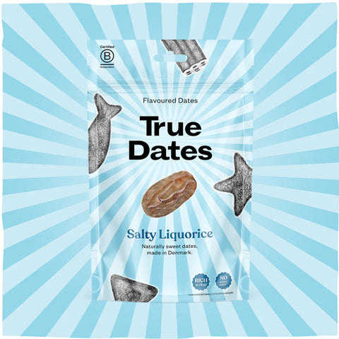 True Dates Salty Liquorice - sugar-free stuffed dates
