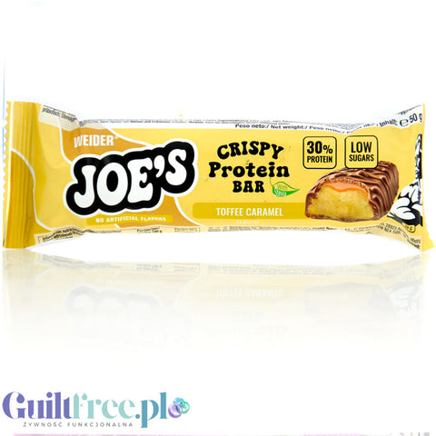 Weider Joe's Crispy Bar Toffee Caramel
