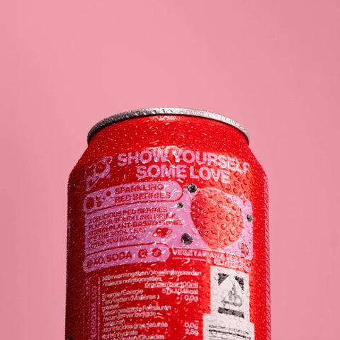 XO Soda High Fibre Red Berries - funkcjonalny napój z błonnikiem i stewią