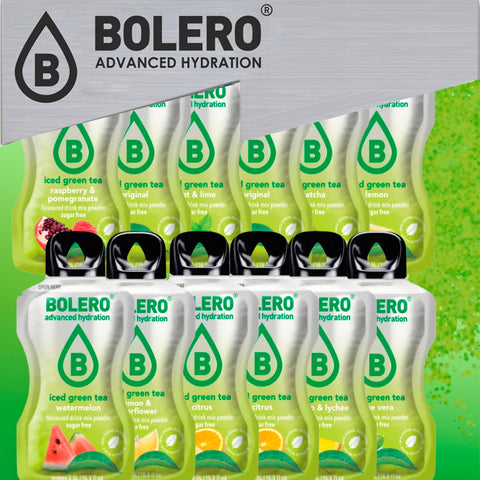 Bolero Sticks Ice Tea Drink Mix 12 sachets, 10 different flavors Iced Tea