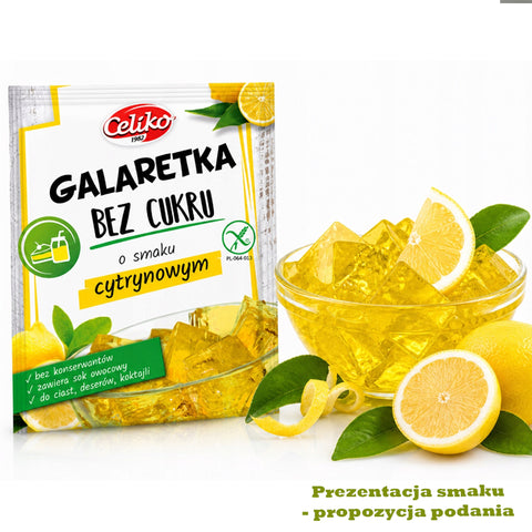 Celiko Natura sugar free lemon jelly