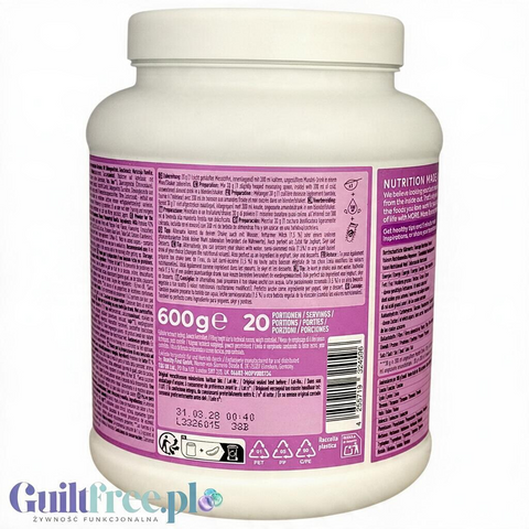 More Nutrition Protein Milkshake Maracuja Vanille 0,6kg - gęsty koktajl białkowy z kazeiną o smaku marakui i wanilii