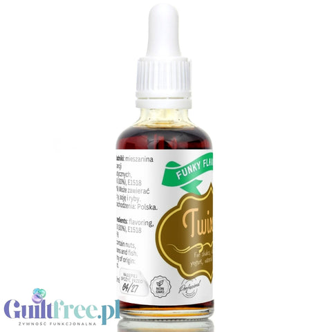 Funky Flavors Basic Twixer 30ml - aromat spożywczy bez cukru i słodzików, Karmel, Herbatnik & Czekolada by Funky Flavors (funky-flavors-basic-twixer-30ml)