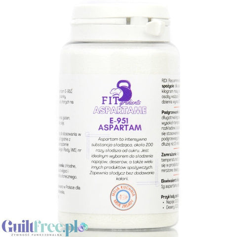 FITGridients Aspartame 100g - czysty aspartam bez wypełniaczy E-951 by FITgridients (fitgridients-aspartame-100g-czysty-aspartam-bez-wypelniaczy-e-951)