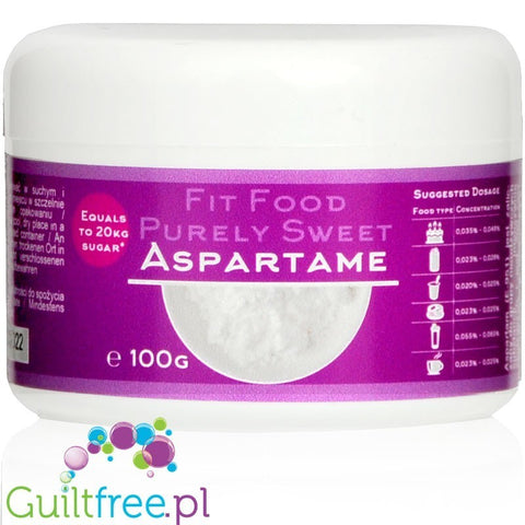 FITGridients Aspartame 100g - czysty aspartam bez wypełniaczy E-951 by FITgridients (fitgridients-aspartame-100g-czysty-aspartam-bez-wypelniaczy-e-951)