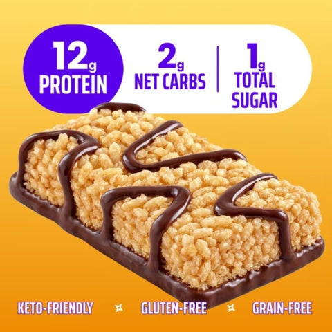 Guiltfree baton proteinowy Magic Spoon o smaku czekolady i masła orzechowego z chrupiącą strukturą i polewą