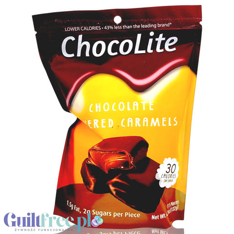 Healthsmart Sweet Nothings Chocolate Caramels - czekoladki karmelowe o obniżonej zawartości tłuszczu by HealthSmart Foods (healthsmart-sweet-nothings-chocolate-covered-caramels)